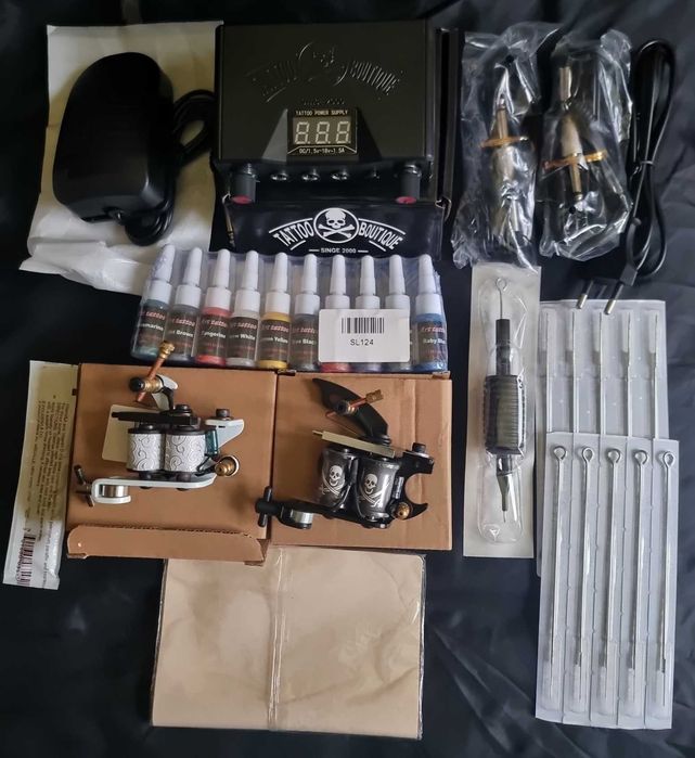 Set complet tatuaje/kit tattoo