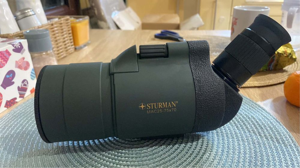 Наблюдателна тръба STURMAN 25-75х - Уникална оптика със статив. Нова