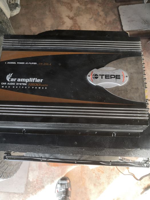 Сабвуфер и усилитель