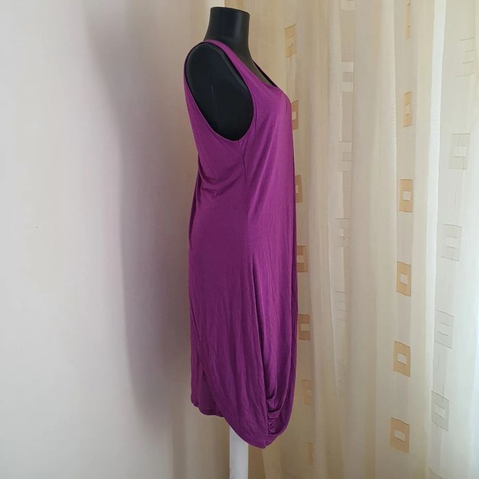 Rochie asimetrica mov Sisley