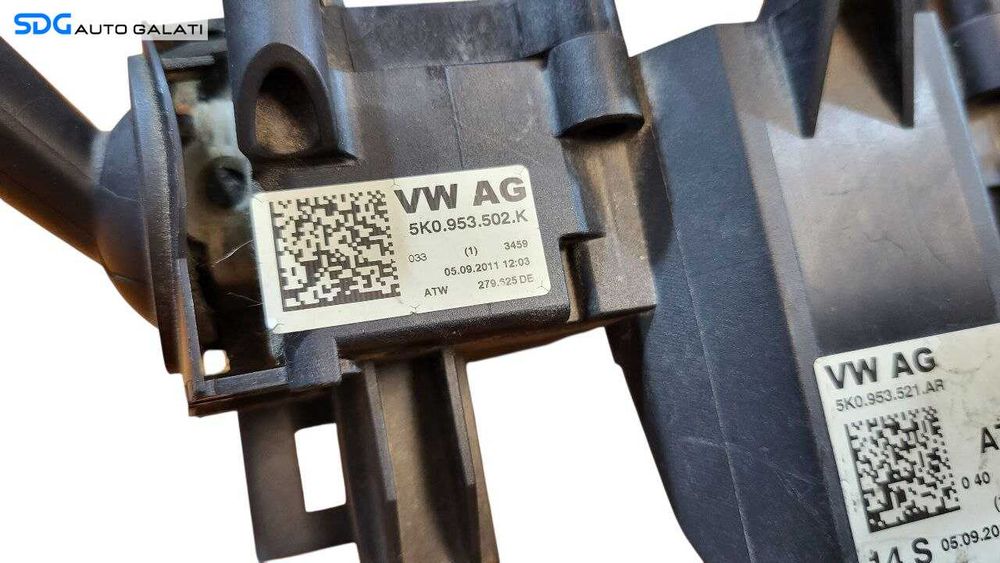 Ansamblu Maneta Manete Bloc Lumni Semnalizare Stergator Volkswagen Tiguan 2008 - 2018 Cod 5K0953502K 5K0953521AR [LR2114]