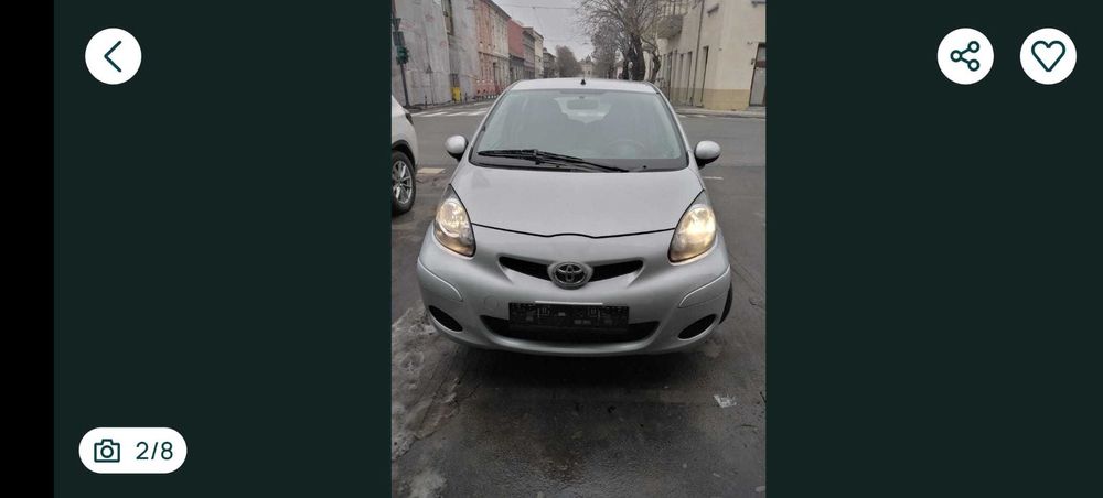 Toyota Aygo 1.0i benzina 2012 euro 5