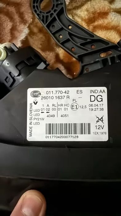 Far Dreapta Renault Kadjar Led Pure Vision 26010 163R, 2017