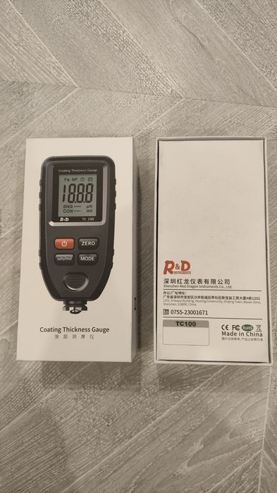 НОВЫЙ толщиномер R&D TC100