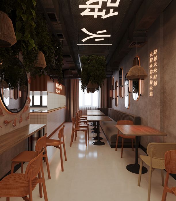 Дизайнер интерьер хизмати ресторан кафе  калян  караоке