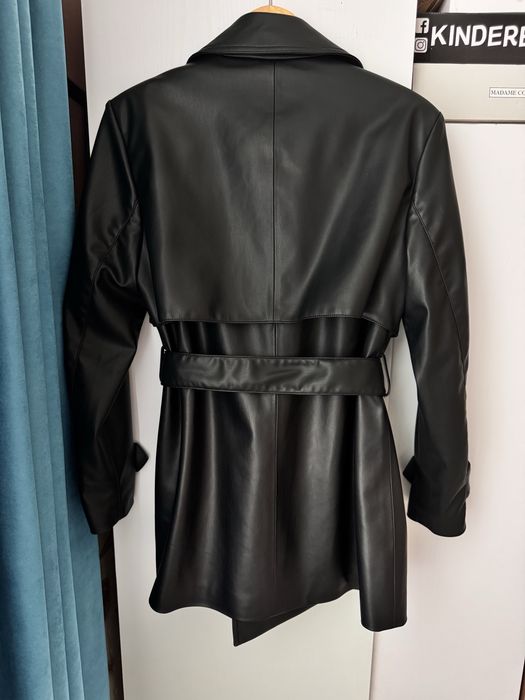 Дамски кожен тренчкот ZARA