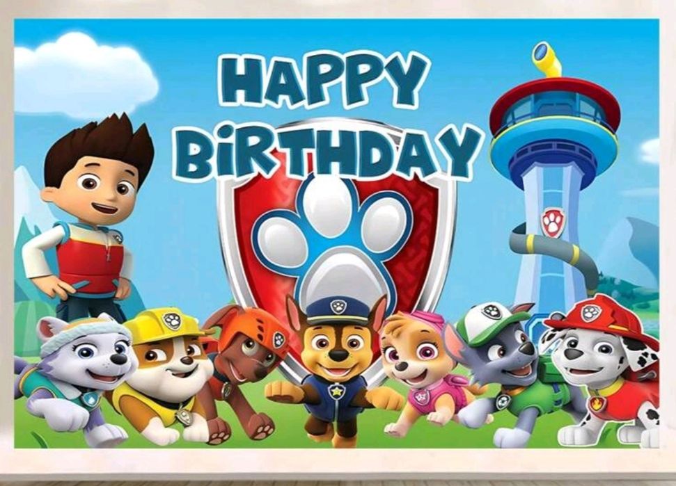 Парти сет украса ,,Пес патрул"