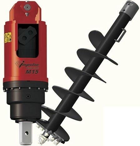 Бур гидравлический на экскаватор