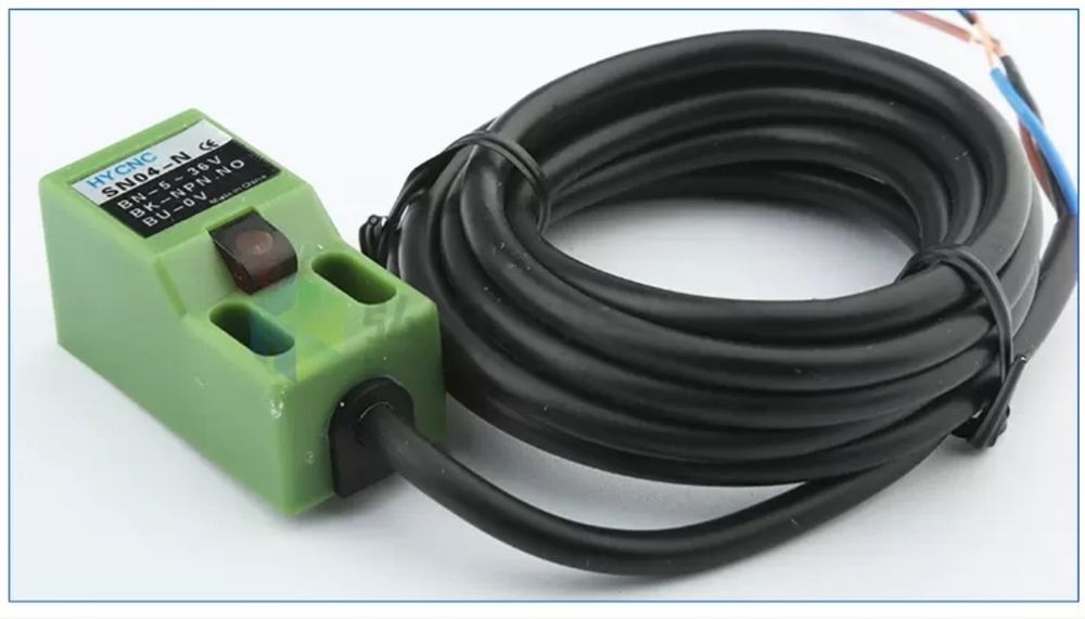 Датчик.  NPN. SN04-N. датчик Консовики.  ЧПУ. Mach 3. NcStudio.