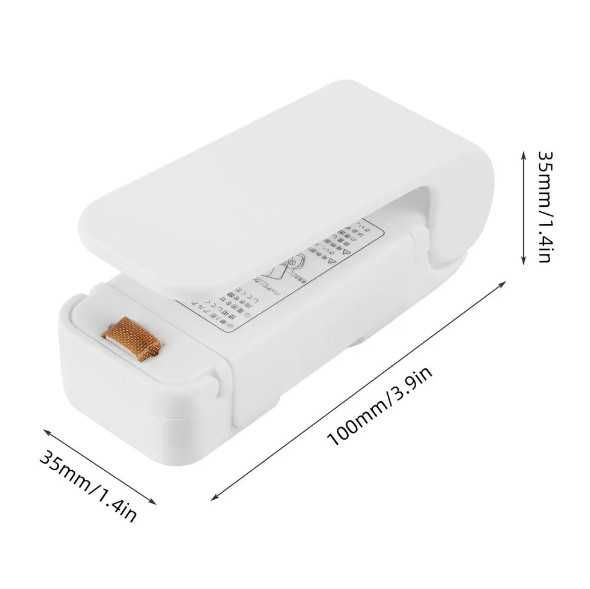Мини уред за запечатване на торбички и съхранение на храна