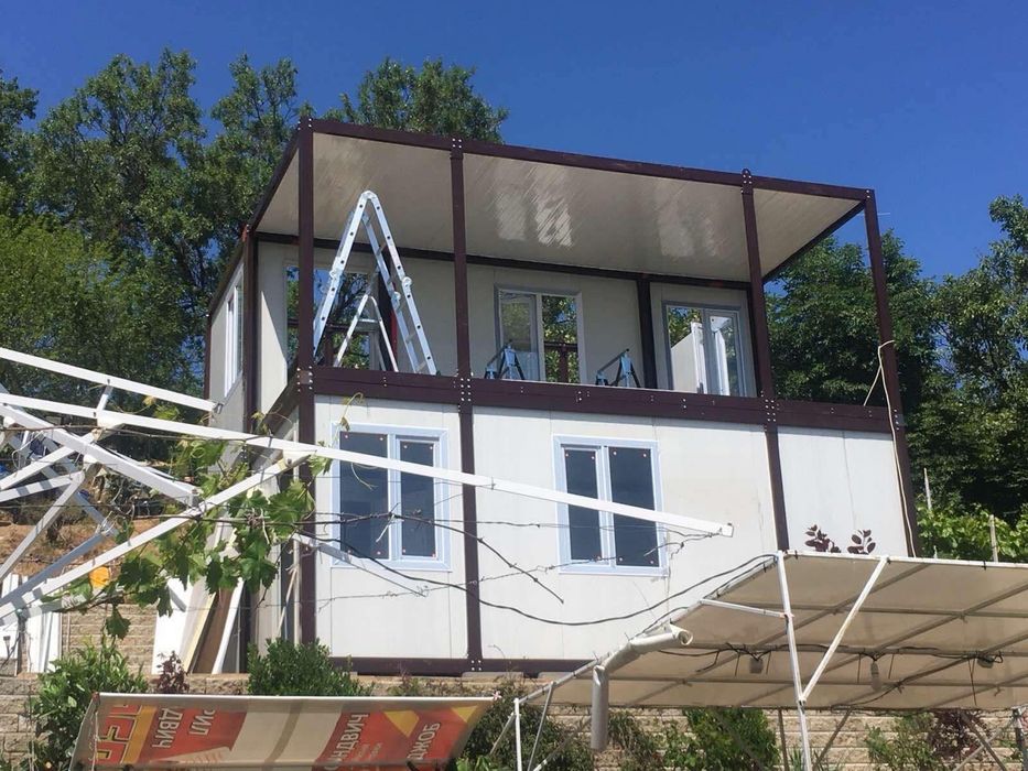 6х6м Жилищен КОНТЕЙНЕР Бунгало Лятна къща сглобяем