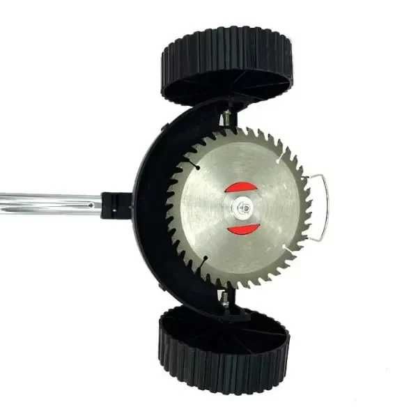 Немски Акумулаторен Тример  с колела WerkBull /36V 8Ah/ с 2бр батерии + 15 подаръка и Приставка с колела