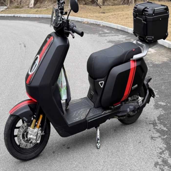 Куфар за мотоциклет Automat, 45L, Водо и удароустойчив, Черен