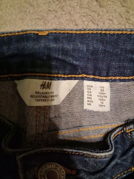 Дънки H&M  и блуза LC WAIKIKI за 14 г. момче