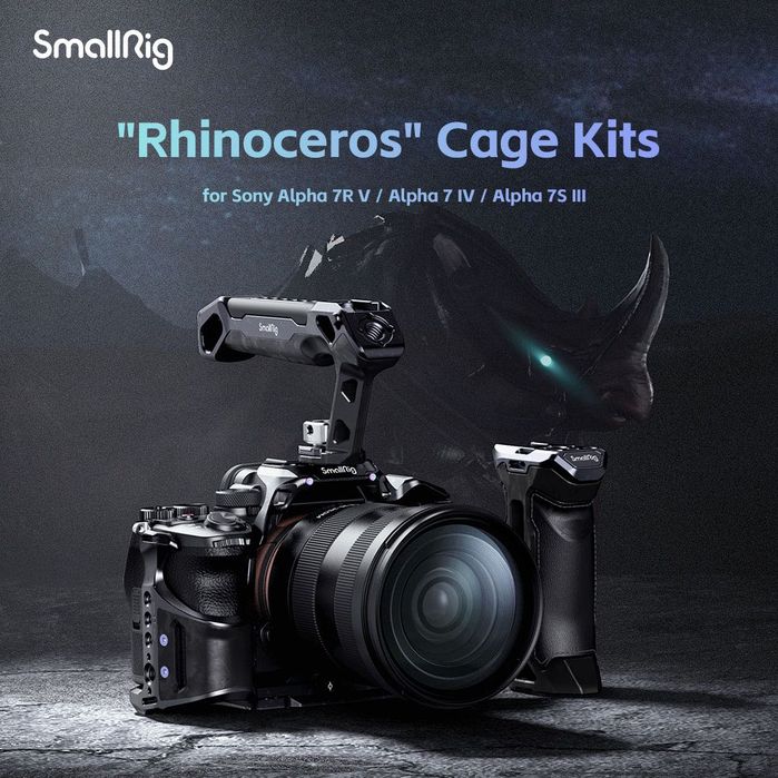 Cage SmallRig Rhinoceros pentru Sony A7V/ A7IV/ A7S III - Pachet complet