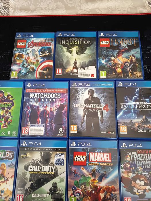Lot 21 jocuri PS4 in stare foarte buna