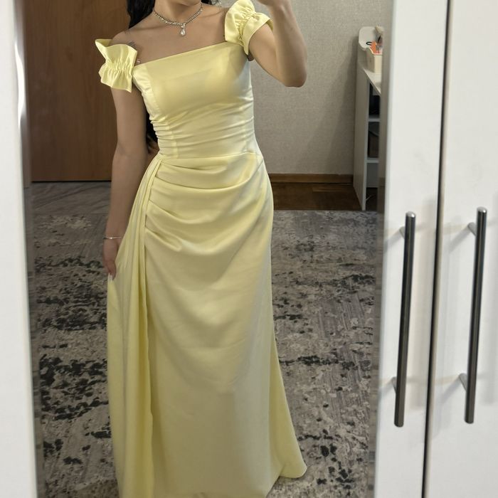 Платье лимонка