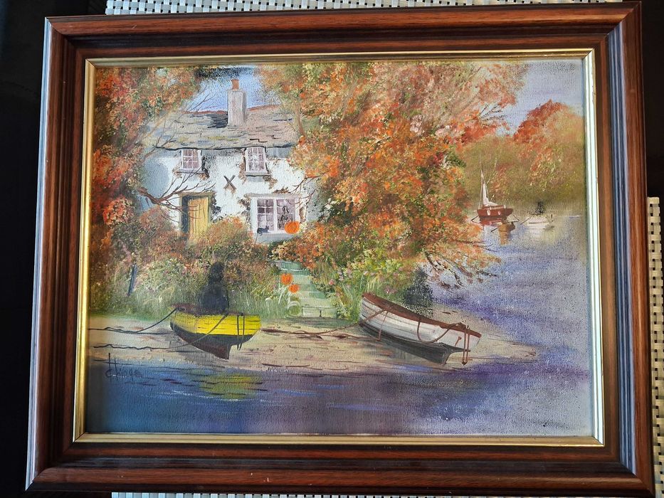 Картини маслени бой с подпис от художника