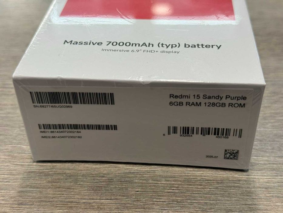 Xiaomi Redmi 15 6GB RAM / 128GB