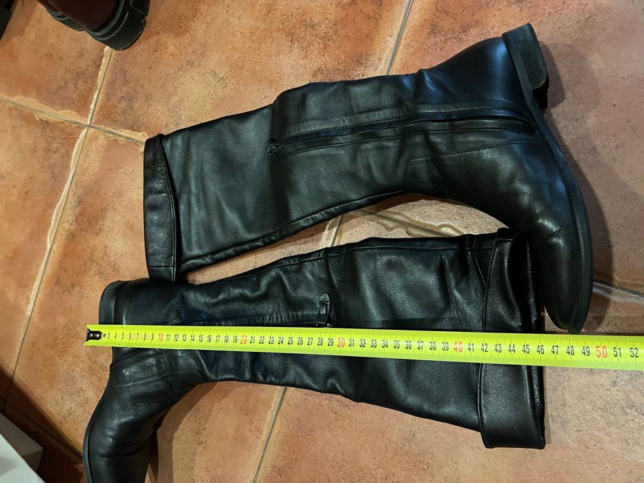 Италиански ест. Кожа ботуши