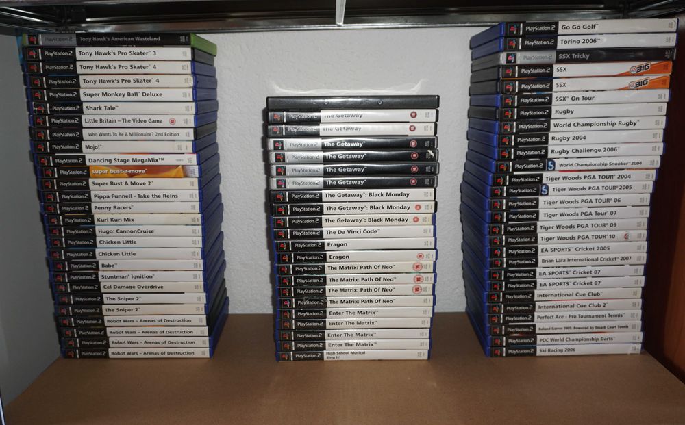 Лот от 625 игри за PS2/PS3/PS4 Okami/God of War 2/SVR 2011/Crash/GT3