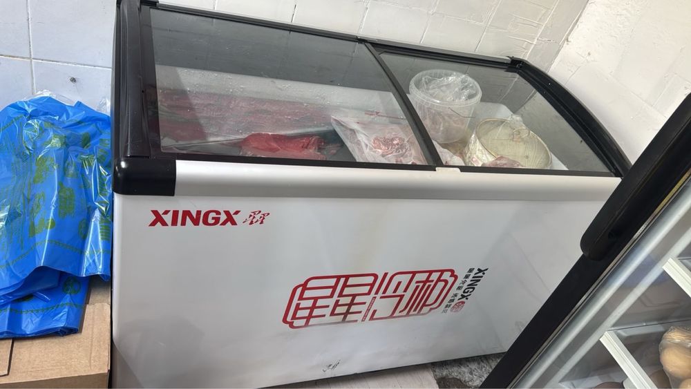 Витринный холодильник, морозильник