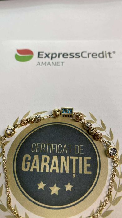 Bratara aur 14k ( Tomesti b 31636.2)-Garantie 2 ani