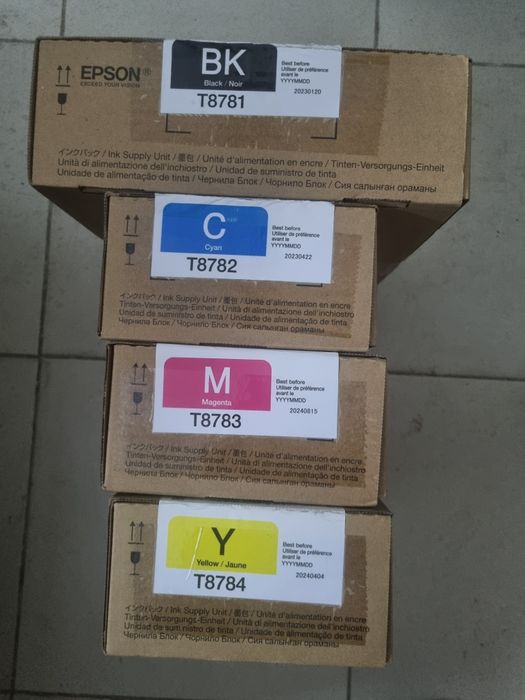 Тонер Картридж Epson T8781. 4 цвета.