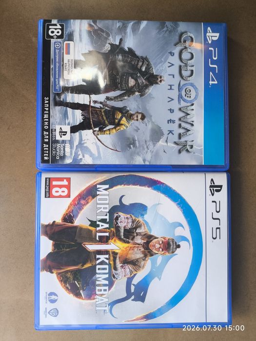 Mortal Kombat 1 PS5 God of War Рагнарек PS4обмен/продажа