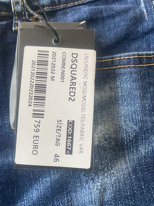 Blugi dsquared2  albastri