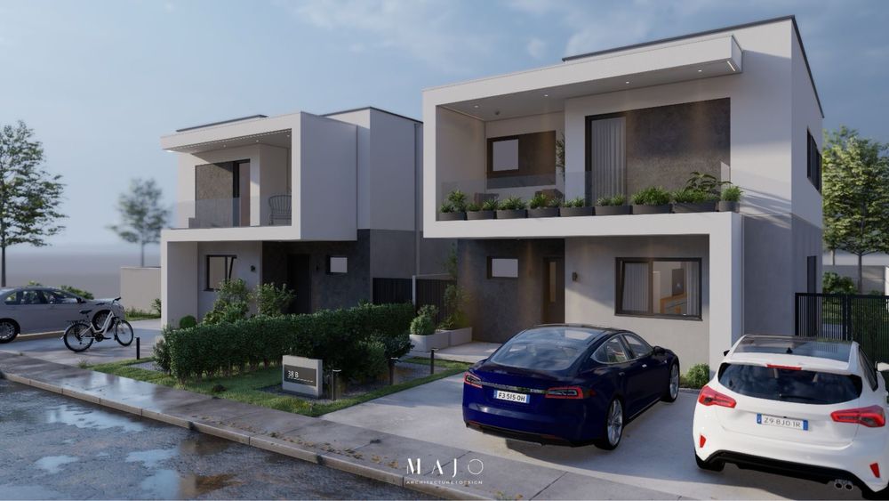 Case individuale la intrare in Sacalaz la Asfalt