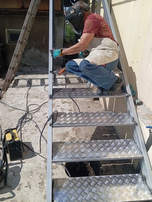Balustrade inox porți garduri din aluminiu sudură în aluminiu cupru fo