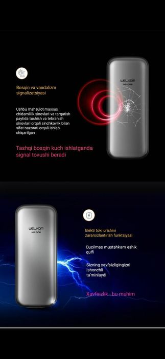 "WELKOM" smart qulflari