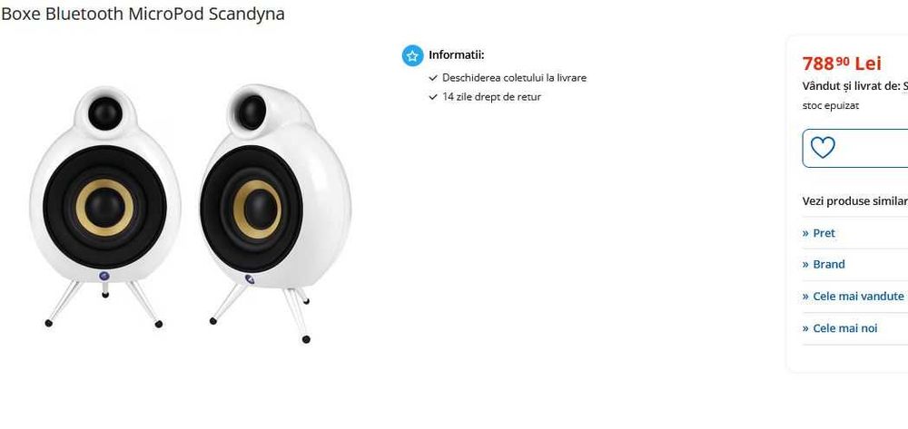 Boxe active Bluetooth MicroPod Scandyna PS13311