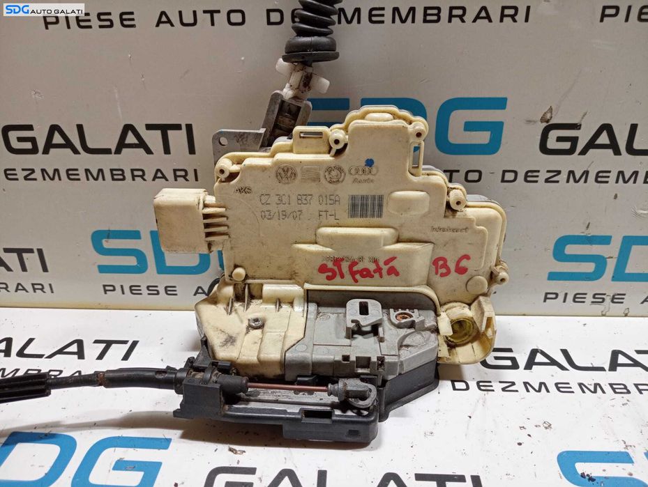 Incuietoare Broasca pentru Usa Portiera Stanga Fata Volkswagen Tiguan 5N 2007 - 2015 Cod 3C1837015A [M7470]