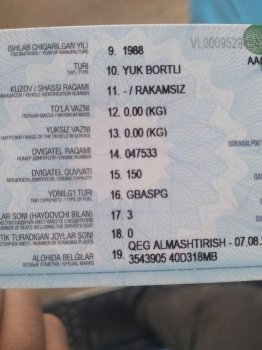 Zil sotiladi holati yaxshi