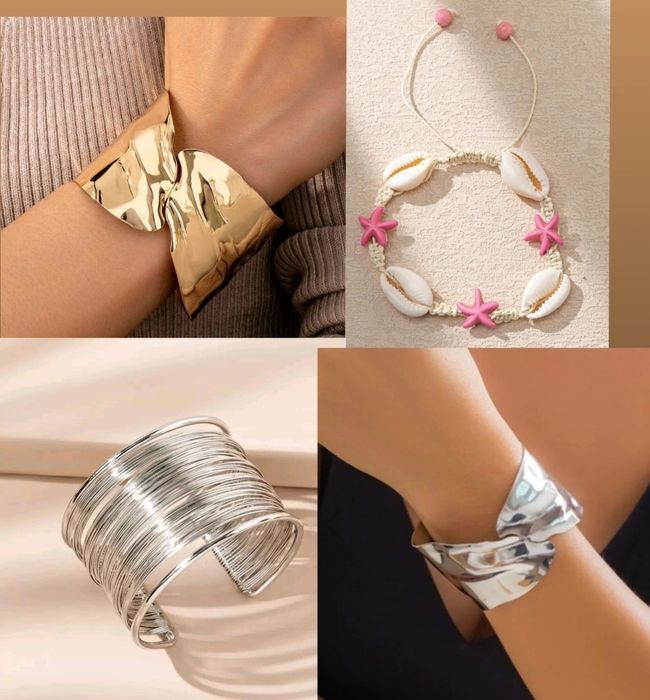 shein 4 за 1 нова дамска гривна