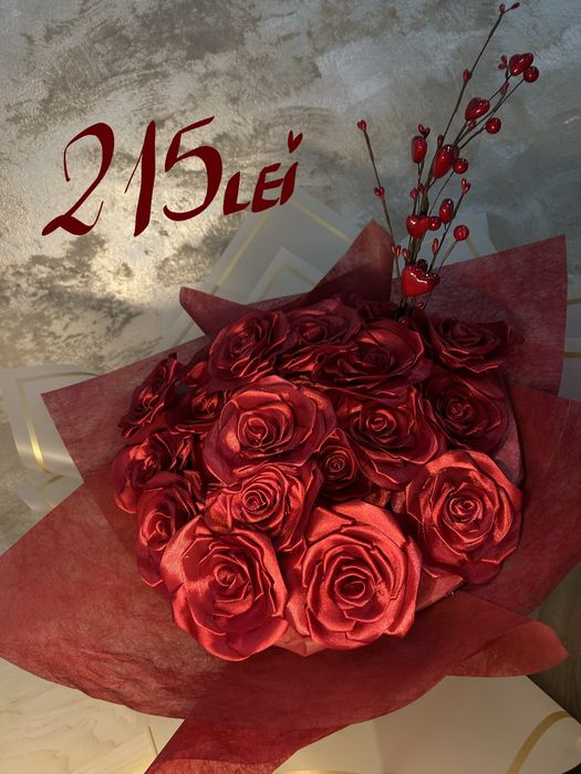 Buchete si aranjamente cu flori, dulciuri si/sau bauturi