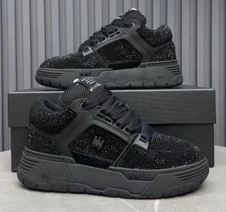 Amiri full black, crystal MA1