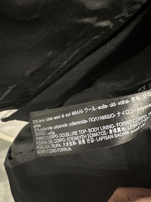 Пальто женское черное massimo dutti