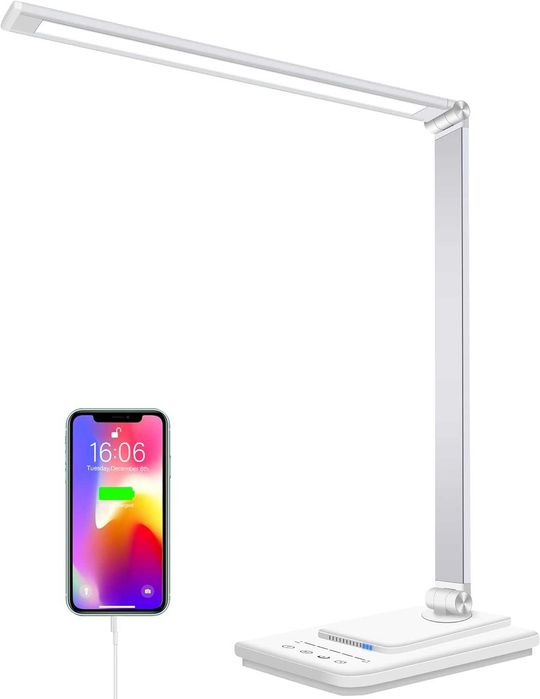 ЛЕД настолна лампа oxylops с различни режими и грижа за очите