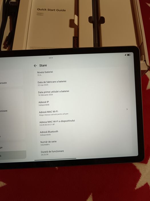 Tabletă Lenovo Idea tab TB336FU + husa și pen