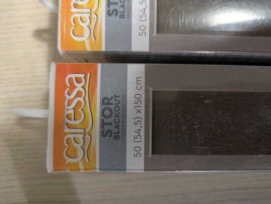Draperie blackout Stor Caressa gri 50x150
