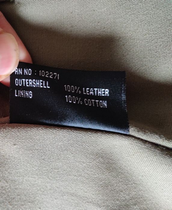 Винтидж Мъжко кожено яке Cafe Racer Rogue Leather  by  Reilly Olmes Xl