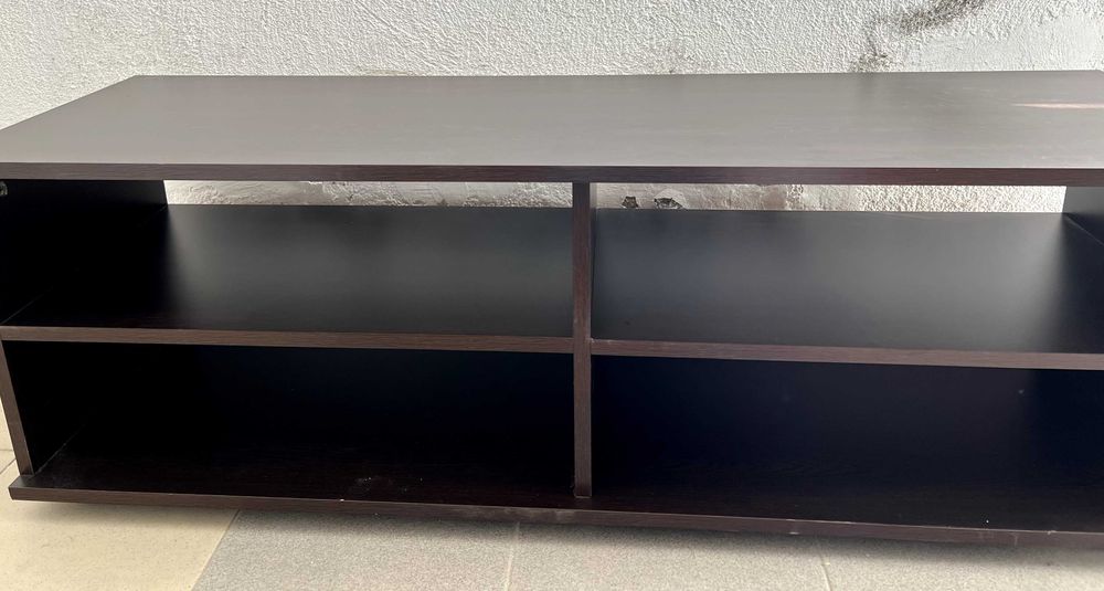 ТВ шкаф тъмнокафяв