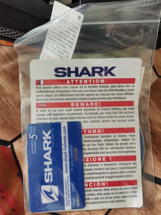 Каска за мотор, мотокрос, супермото Shark Varial Anger