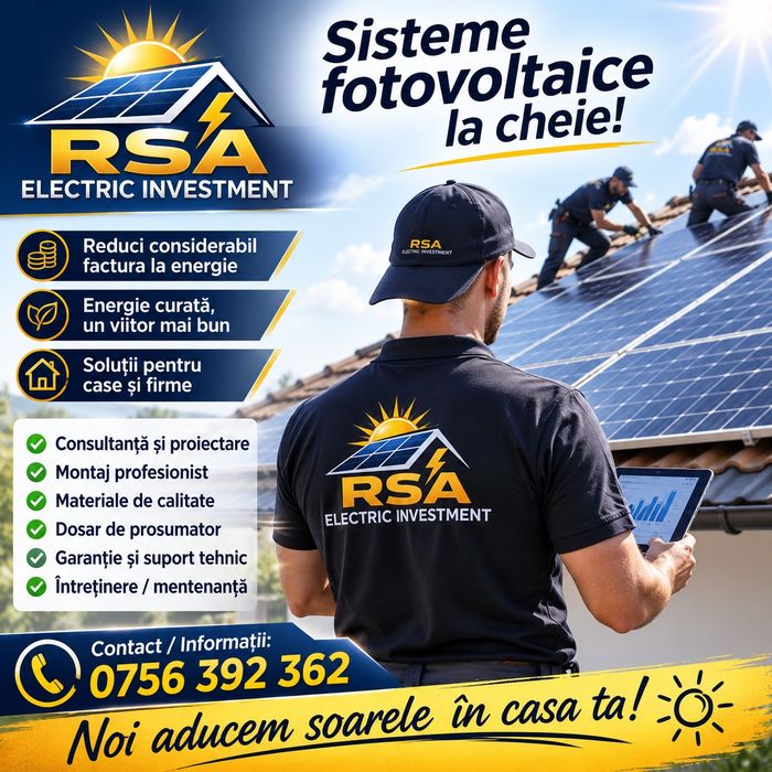 Executam inatalatii electrice ,montaj sisteme i fotovoltaice
