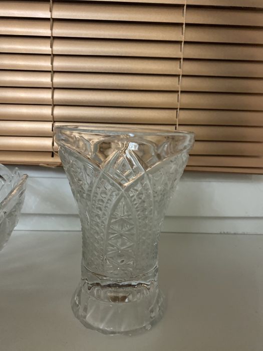 Хрустальная ваза фруктница
