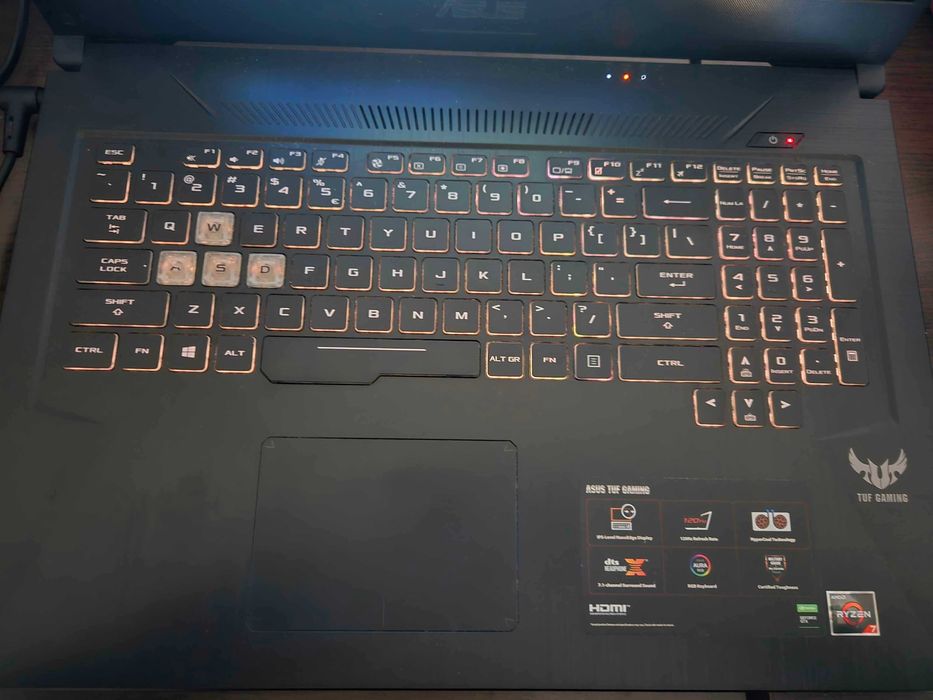 Laptop Asus TUF Gaming, Ryzen 7, RTX 1650