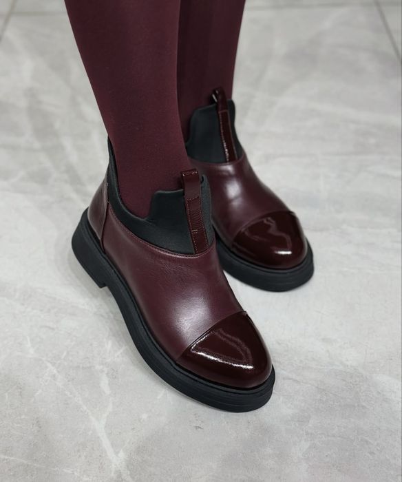 Женские ботинки  кожа